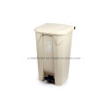 Eco-Friendly Environmentally Outdoor Plastic Trash Bin Rubber Wheel